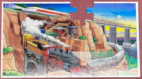 Trains - Patch Products - 24 pieces